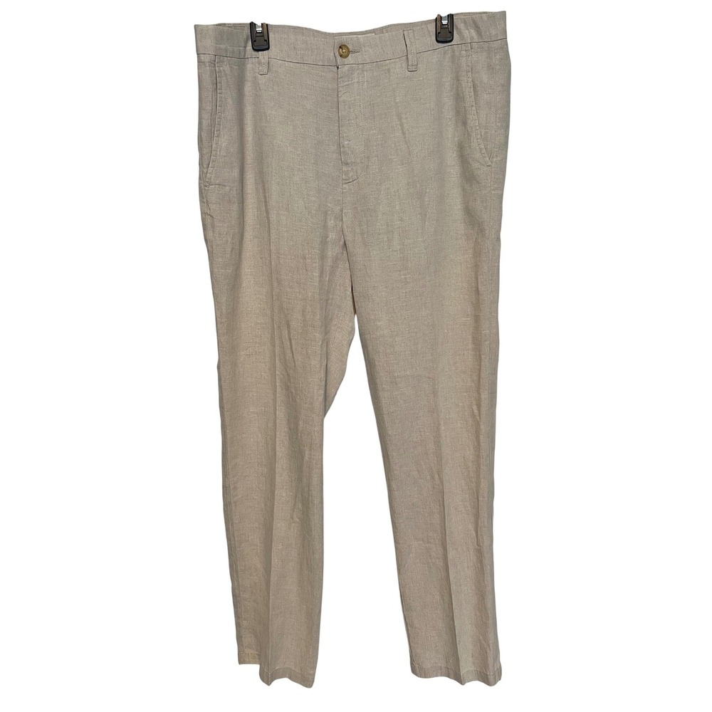 Joseph Abboud 36x32 Linen Blend Dress Pants Beach Preppy Summer Resort Old Money